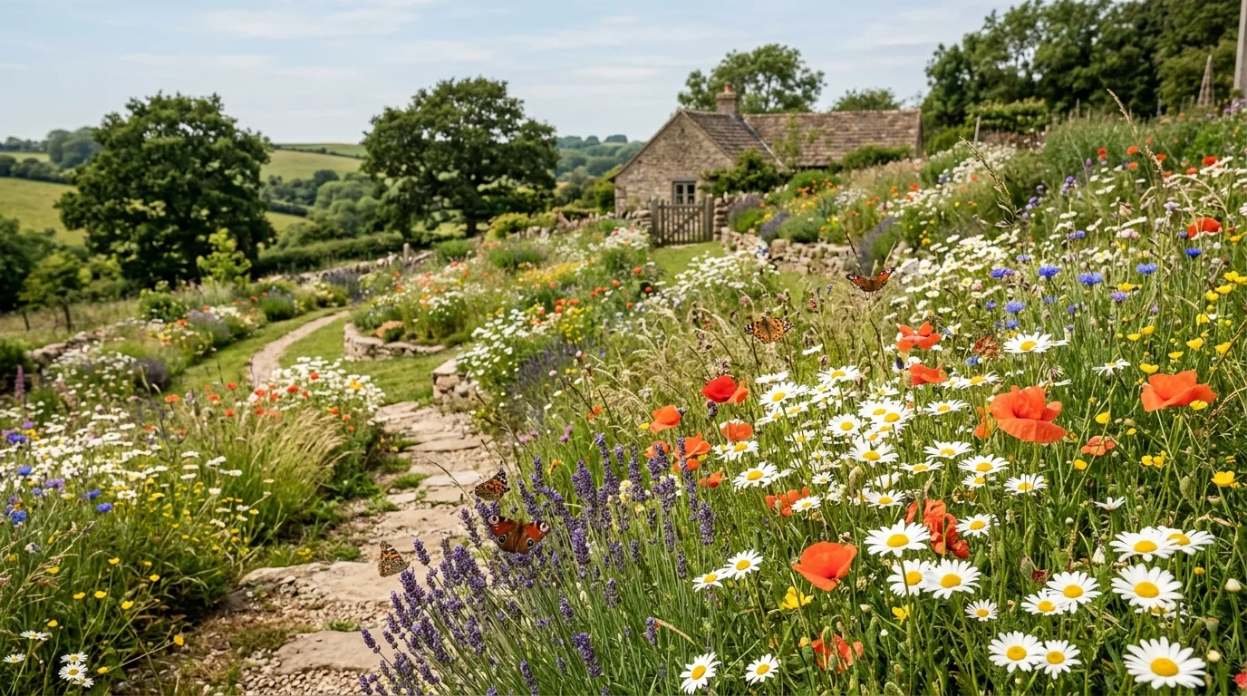 Meadow-Inspired Wildflower Garden